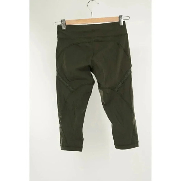 Lululemon Cool To Street Crop Gator  Green | 4 - Picture 4 of 8